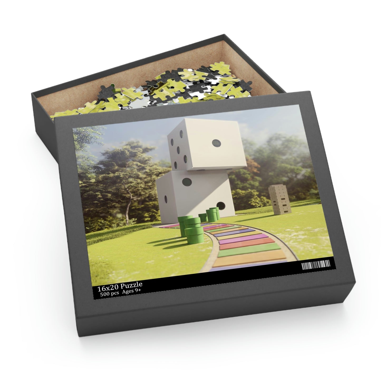 Tiny Dice House Jigsaw Puzzle (500-Pieces)