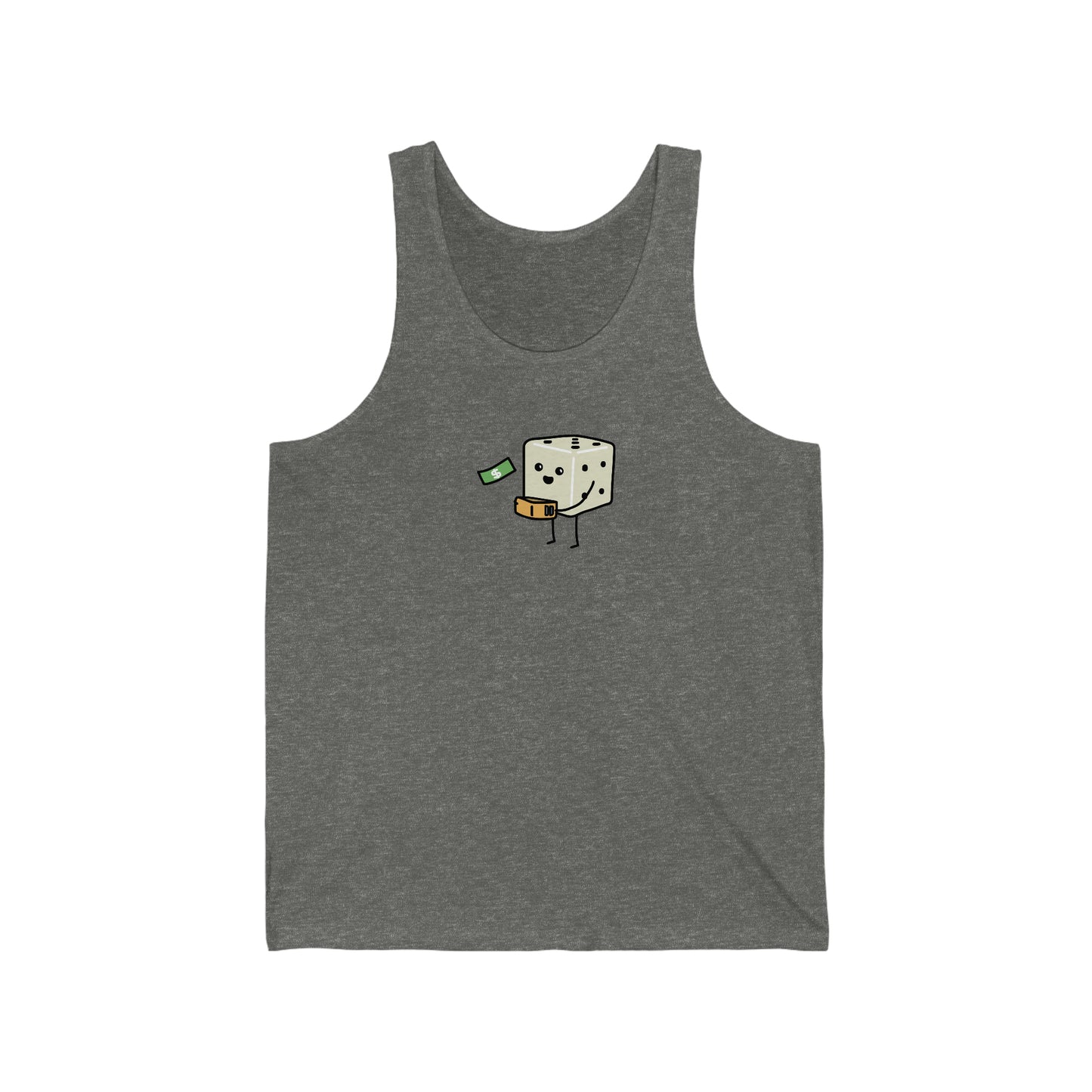 Paycheck Tiny Dice Buddies Unisex Jersey Tank