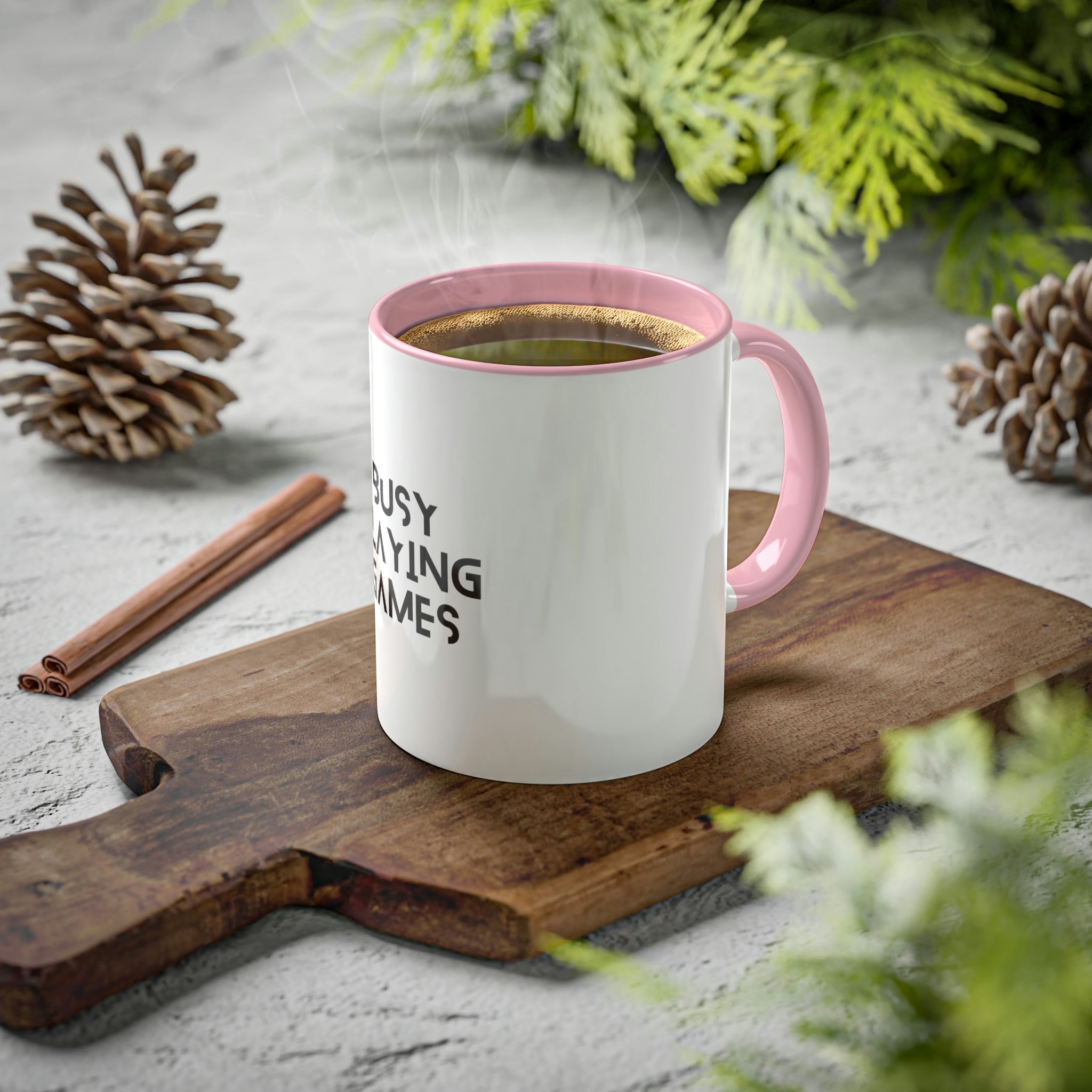 Busy Playing Games Mug | Colorful Board Game Mugs (11oz)