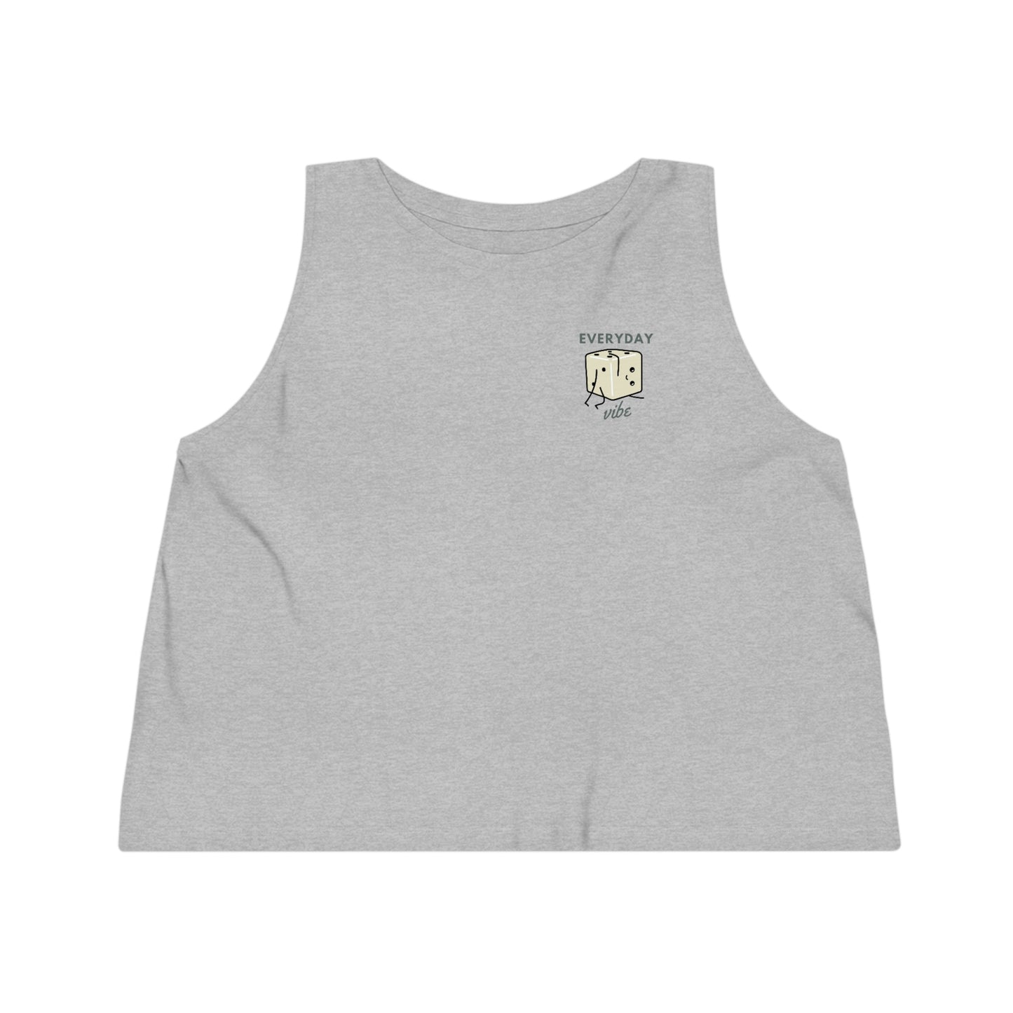 Everyday Vibe Tiny Dice Buddies Women's Cropped Tank Top