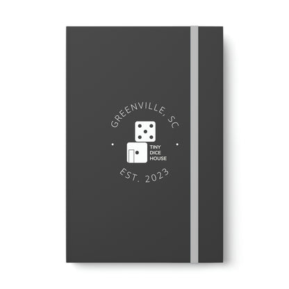 Tiny Dice House Notebook | Color Contrast Ruled Notebook