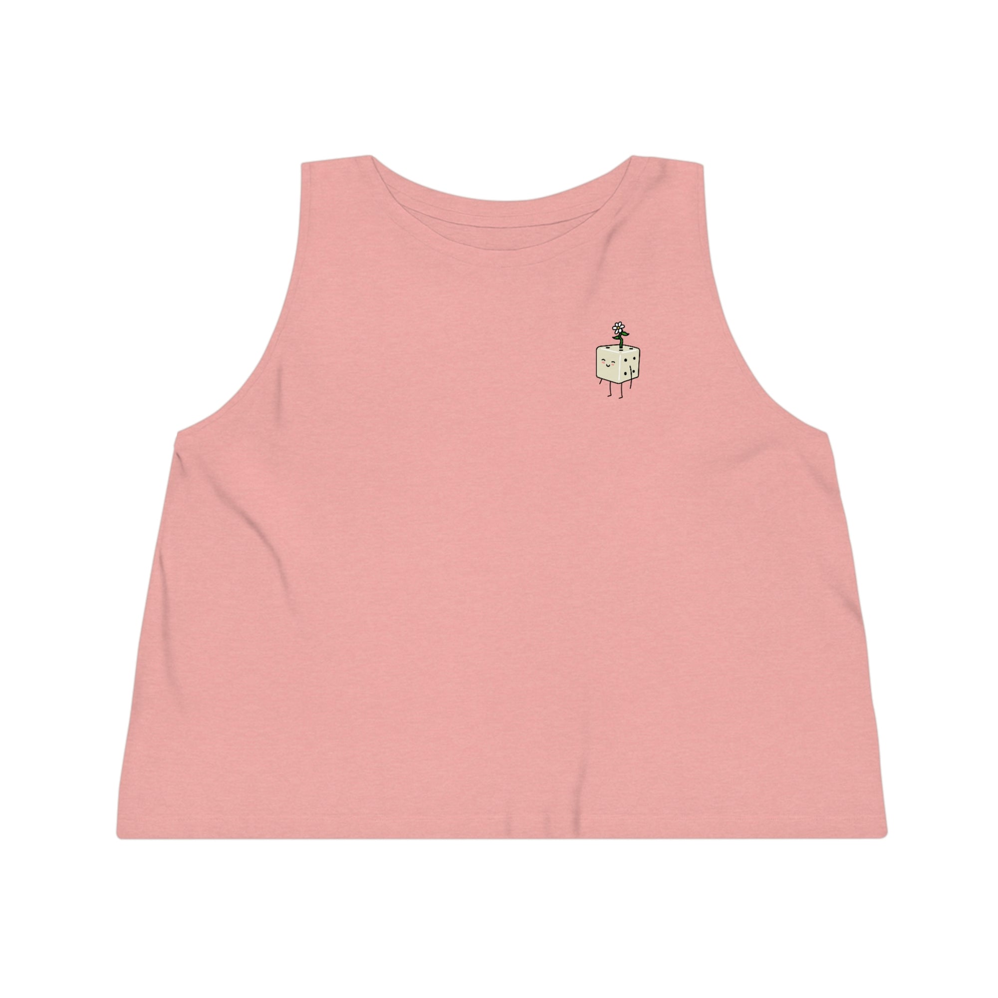 House Plant Tiny Dice Buddies Women's Dancer Cropped Tank Top