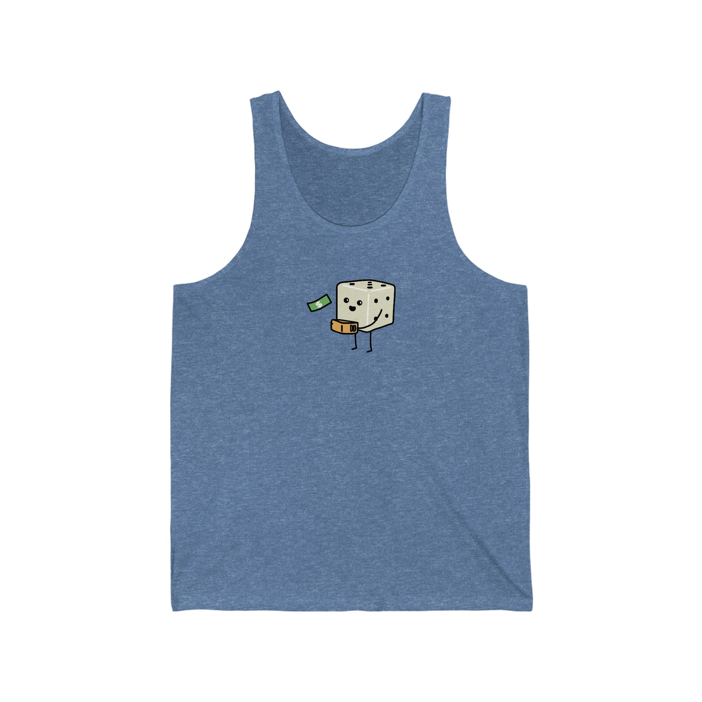 Paycheck Tiny Dice Buddies Unisex Jersey Tank